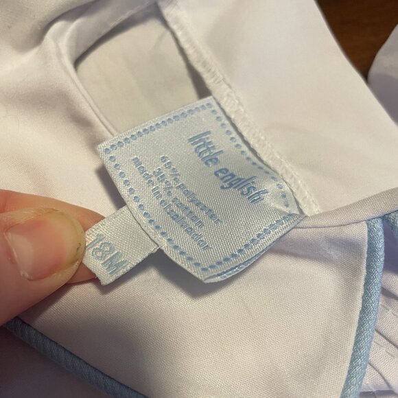 💙 NWOT Little English Classic Button on Shorts Set in Light Blue (18M) - Picture 10 of 10